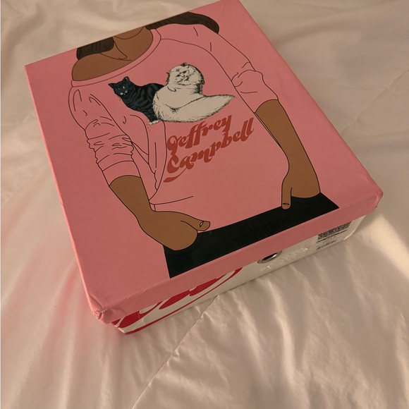 Jeffrey Campbell Coltrane Boots in Size UK4/US W6.5/EU 37 in Black w/ White Sole - Picture 10 of 15